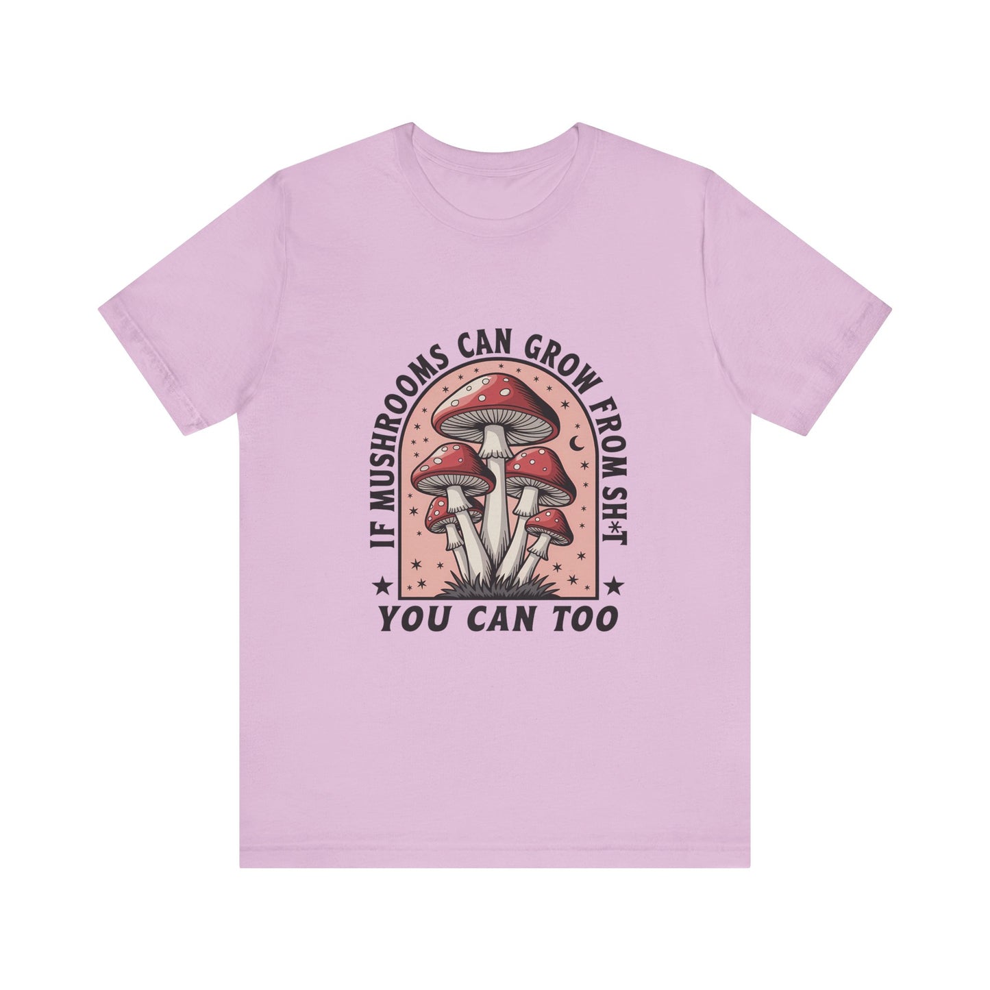 Funny Motivational Shirt, Funny Mushrooms Tee, Mushroom Lover - PopCultureByDesign36