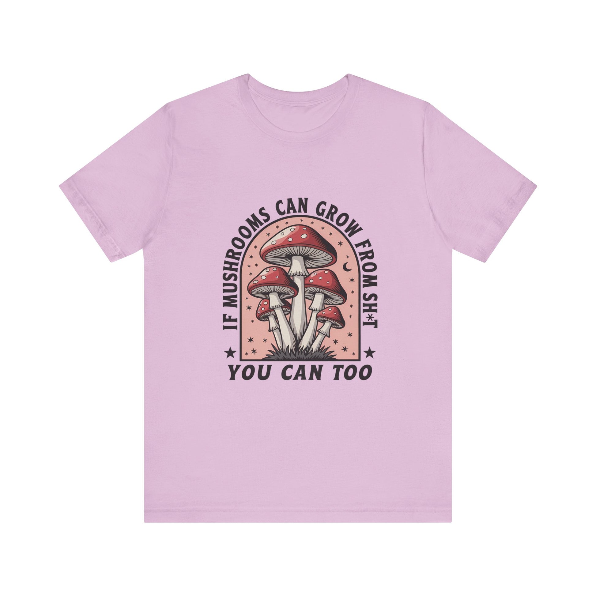 Funny Motivational Shirt, Funny Mushrooms Tee, Mushroom Lover - PopCultureByDesign36