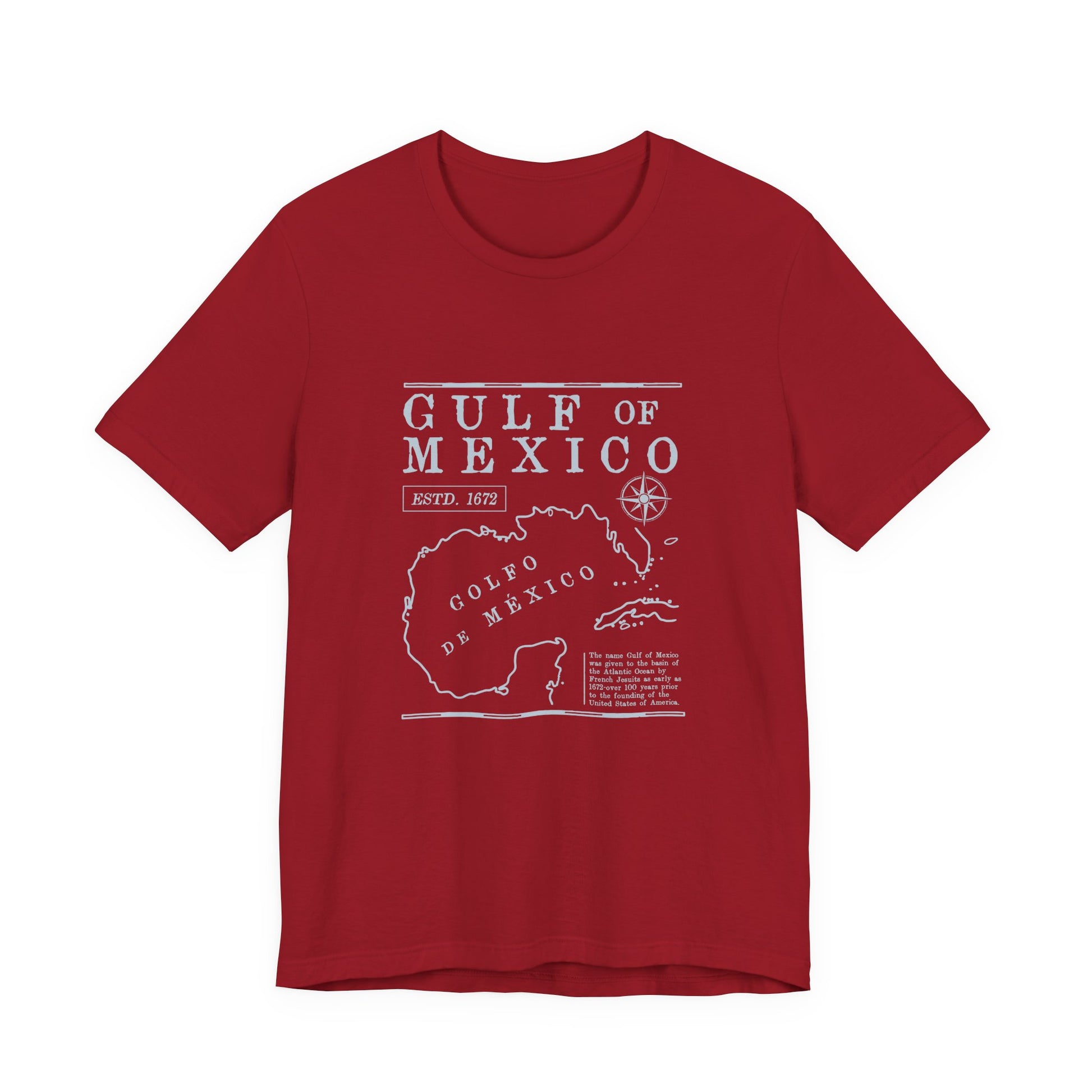 Gulf of Mexico Shirt, Gulf Coast Shirt, Historical Gulf of Mexico - PopCultureByDesign36