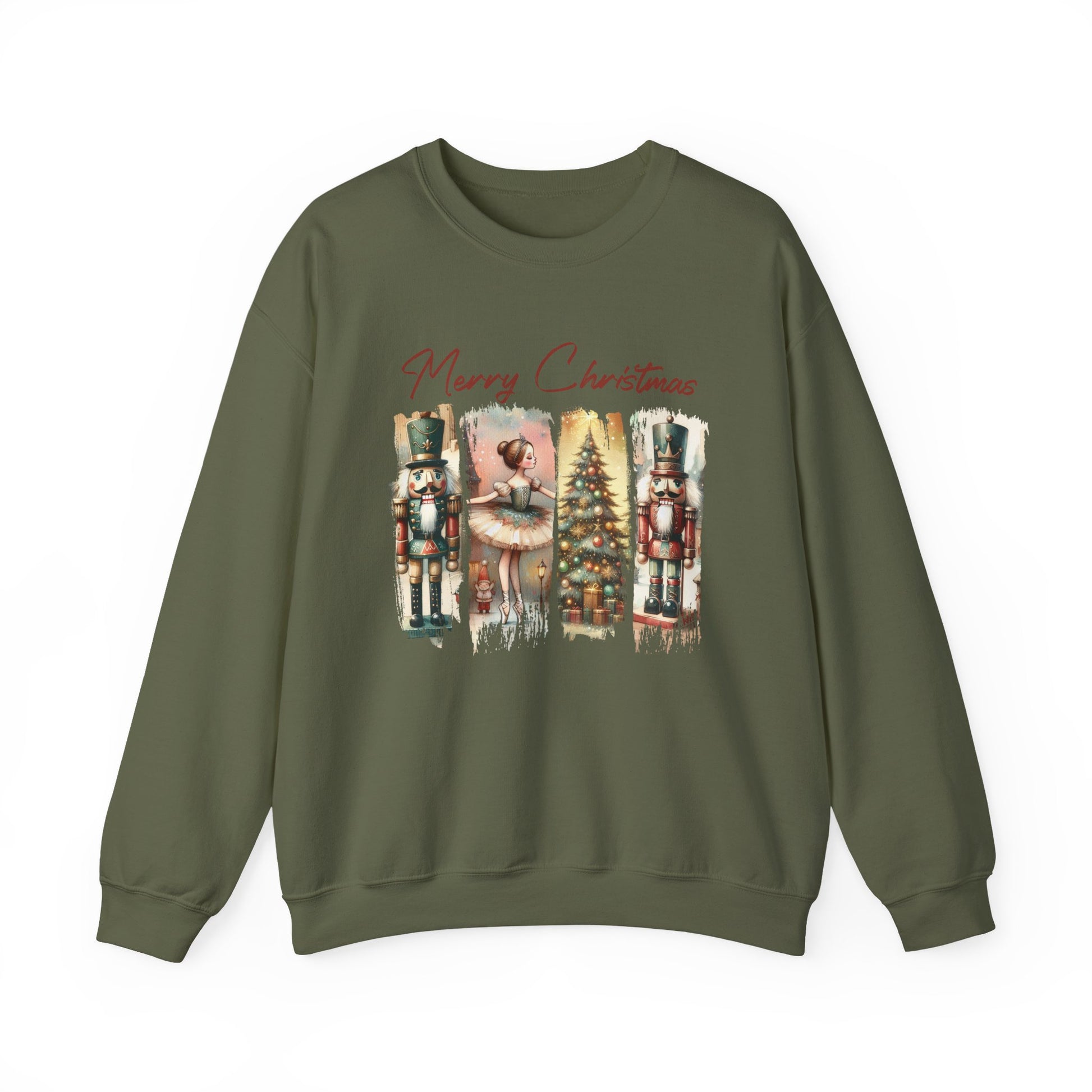 Merry Christmas Sweatshirt, Christmas Tis The Season Sweatshirt - PopCultureByDesign36