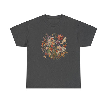 Wild Flowers T-Shirt, Floral Nature T-Shirt, Cottagecore Shirt - PopCultureByDesign36