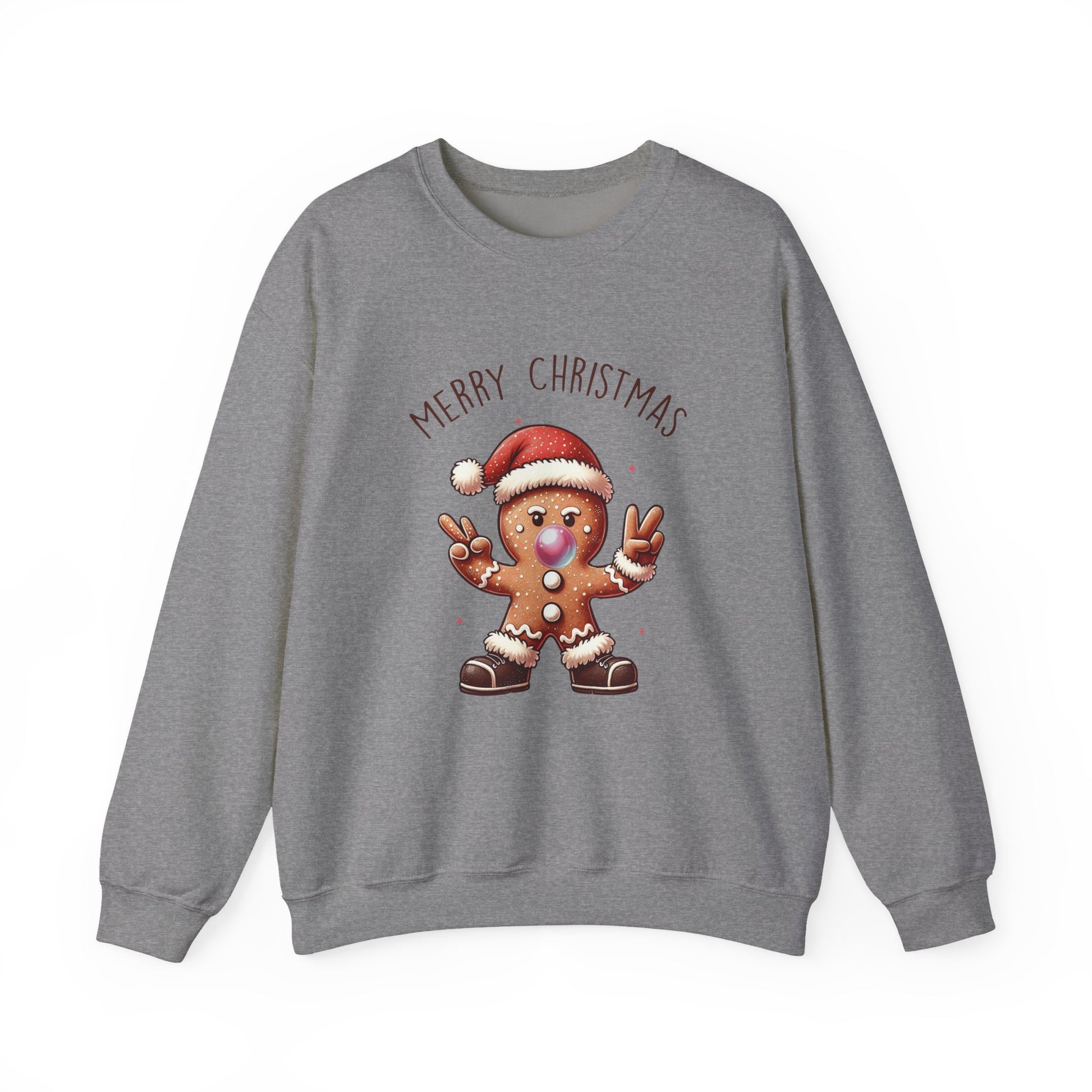 Funny Christmas Gingerbread Sweatshirt, Christmas Cookie Shirt, Christmas Santa - PopCultureByDesign36