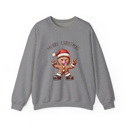 Funny Christmas Gingerbread Sweatshirt, Christmas Cookie Shirt, Christmas Santa - PopCultureByDesign36