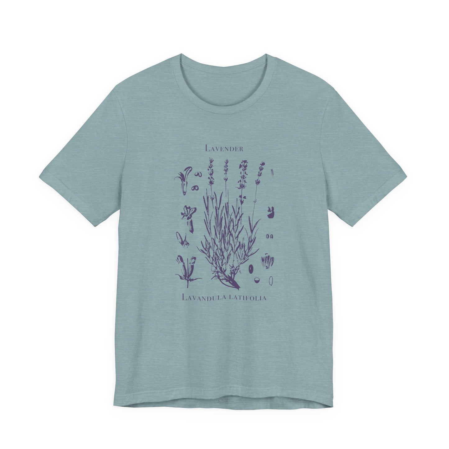 Retro Lavender Adult Shirt, Wildflowers Nature Shirt, Botanical Shirt - PopCultureByDesign36