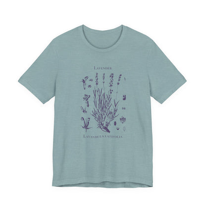 Retro Lavender Adult Shirt, Wildflowers Nature Shirt, Botanical Shirt - PopCultureByDesign36