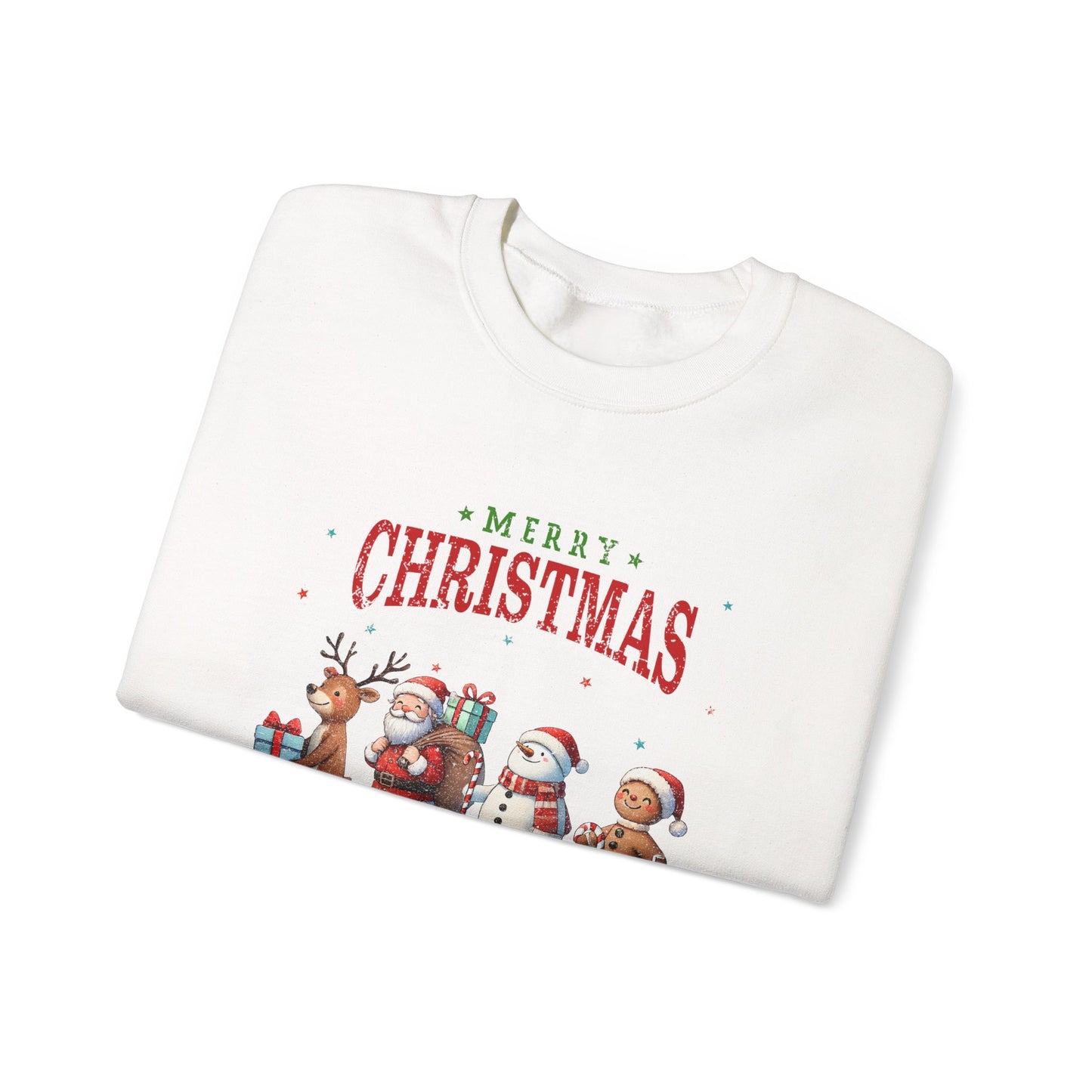 Christmas Sweatshirt, Cute Gingerbread Sweater, Gift For Christmas - PopCultureByDesign36