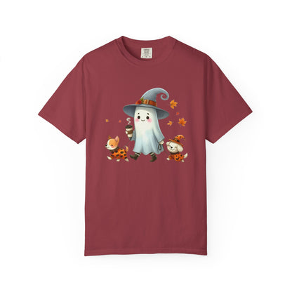 Cute ghost walking dogs shirt, cute fall shirt, ghost and dogs shirt - PopCultureByDesign36