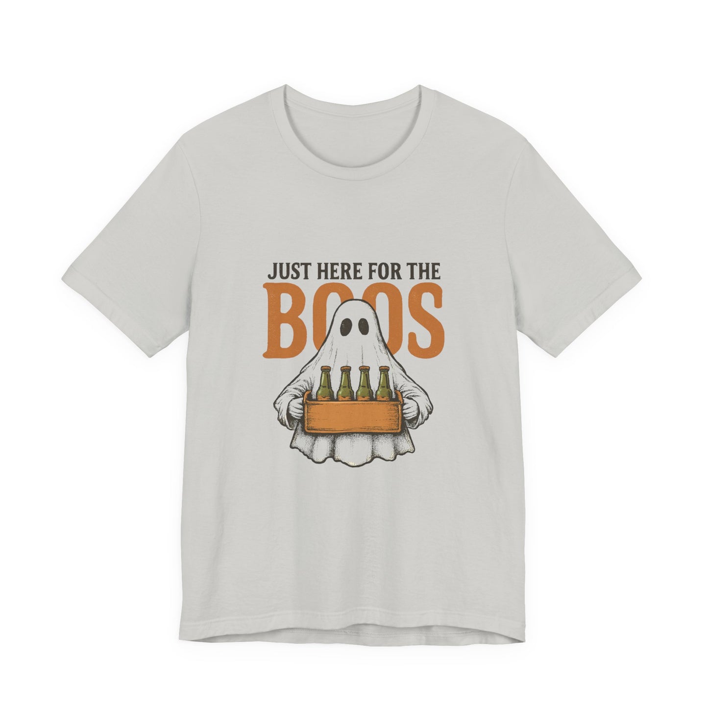 Halloween Shirt, I'm Just Here For The Boos Shirt, Halloween Ghost Shirt - PopCultureByDesign36