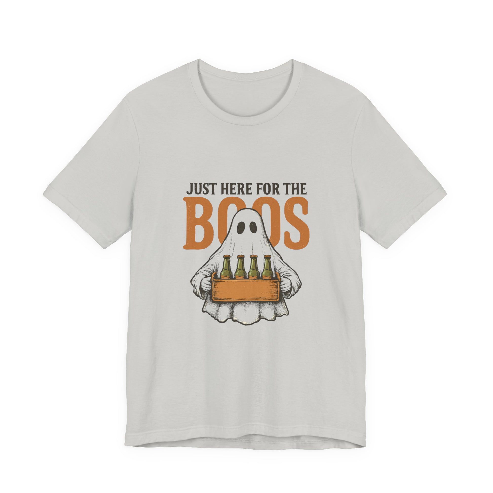 Halloween Shirt, I'm Just Here For The Boos Shirt, Halloween Ghost Shirt - PopCultureByDesign36