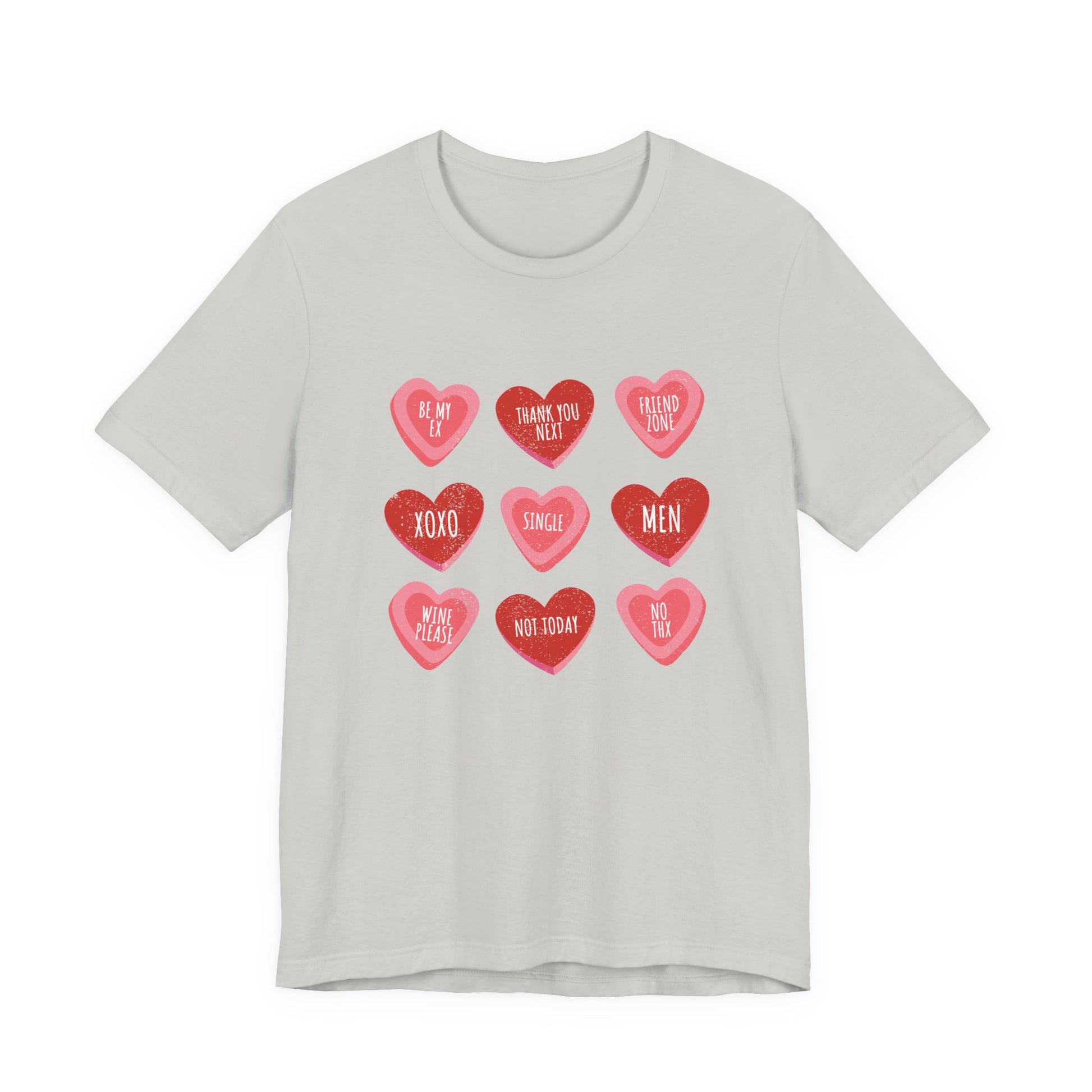 Candy Heart Shirt, Valentine's Day Gift, Conversation Hearts Shirt - PopCultureByDesign36