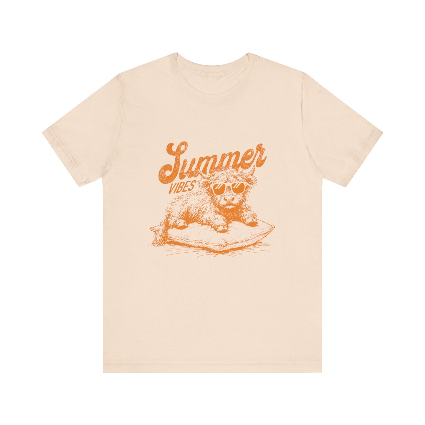 Summer Vibes Highland Cow Shirt, Western Shirt, Cow Shirt - PopCultureByDesign36