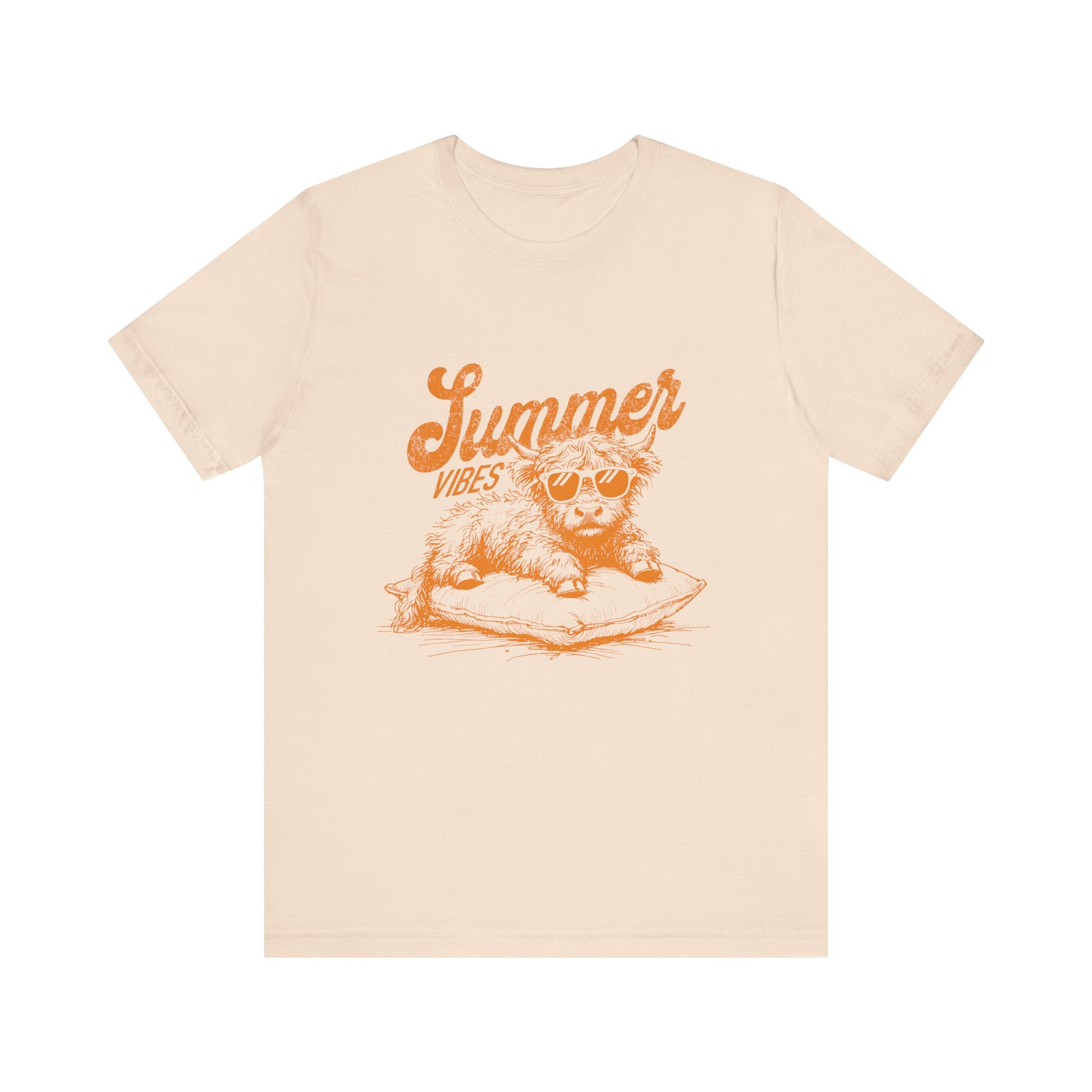 Summer Vibes Highland Cow Shirt, Western Shirt, Cow Shirt - PopCultureByDesign36