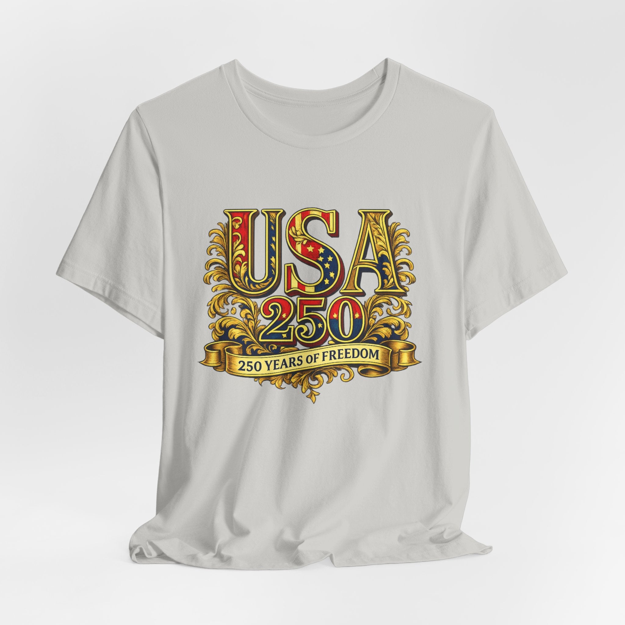 Retro 250 Years USA Freedom T-Shirt | Patriotic Americana Independence Anniversary by Printify