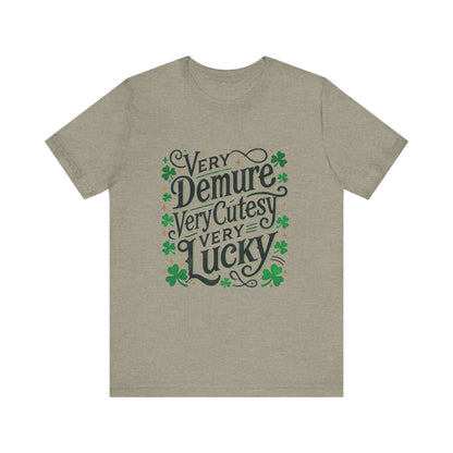 St Patrick's Day Tee, Irish Shamrock Tee, Feeling Lucky St Paddy's Shirt - PopCultureByDesign36