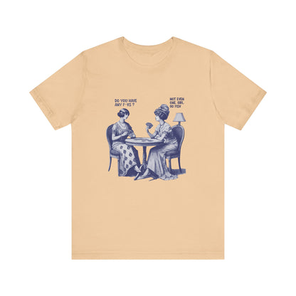 Funny Card Playing Tee, Card Playing Lovers Tee, Vintage Style Top - PopCultureByDesign36