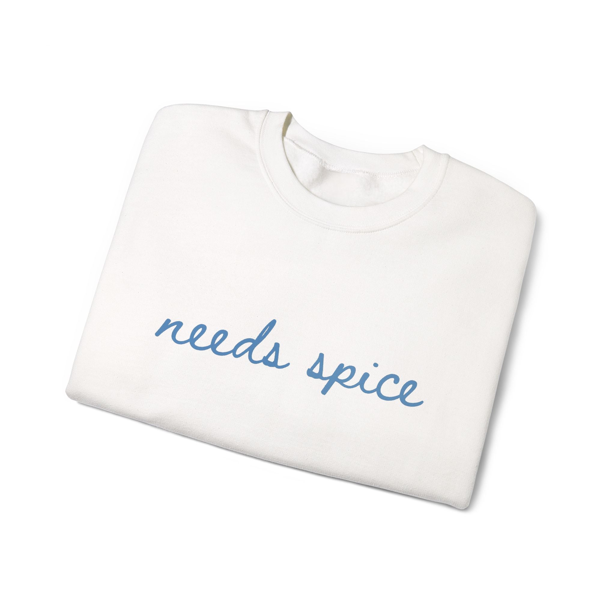 Needs Spice Sweatshirt Chef Sweatshirt Foodie Sweatshirt by PopCultureByDesign36