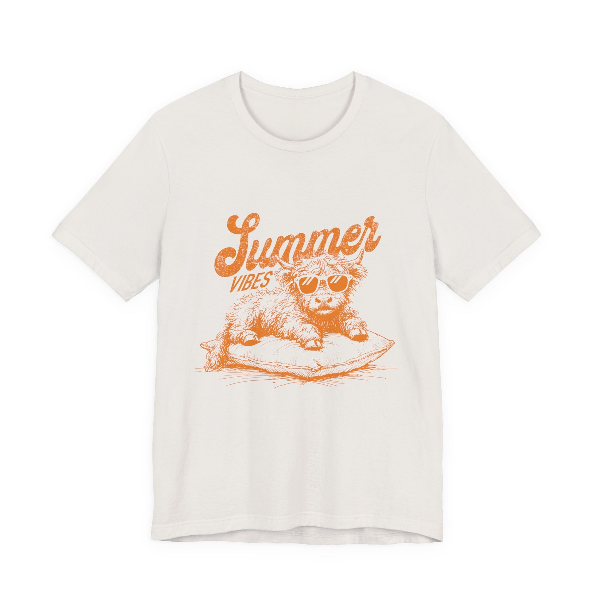 Summer Vibes Highland Cow Shirt, Western Shirt, Cow Shirt - PopCultureByDesign36
