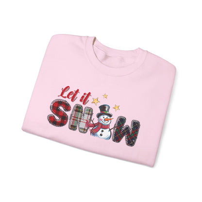 Let It Snow Sweatshirt, Christmas Tis The Season Sweatshirt, Merry Christmas - PopCultureByDesign36