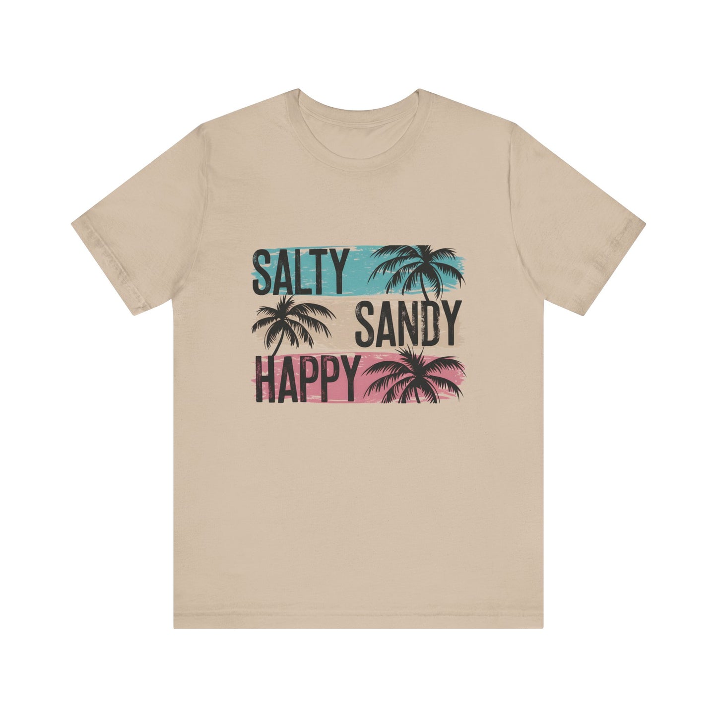 Salty Sandy Happy T-Shirt, Sandy Toes Salty Breeze Tee - PopCultureByDesign36