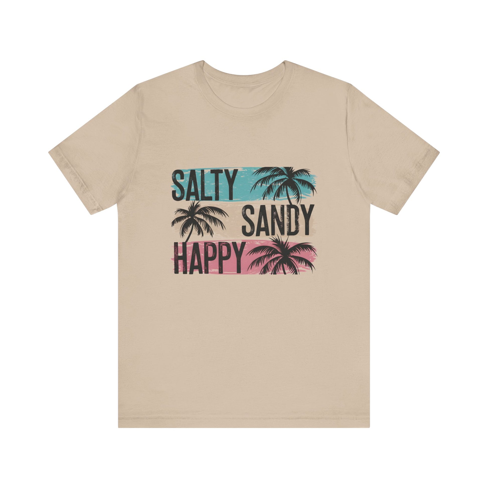 Salty Sandy Happy T-Shirt, Sandy Toes Salty Breeze Tee - PopCultureByDesign36