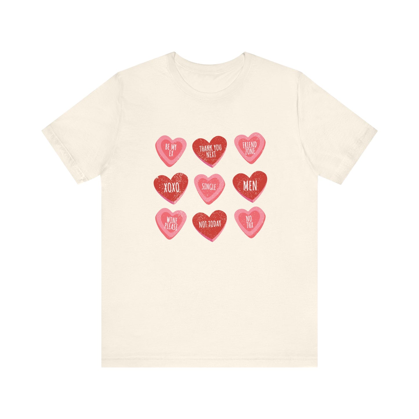 Candy Heart Shirt, Valentine's Day Gift, Conversation Hearts Shirt - PopCultureByDesign36