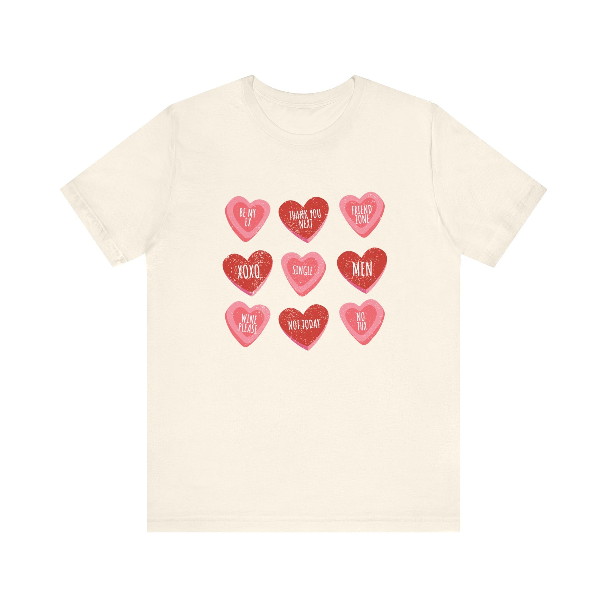 Candy Heart Shirt, Valentine's Day Gift, Conversation Hearts Shirt - PopCultureByDesign36