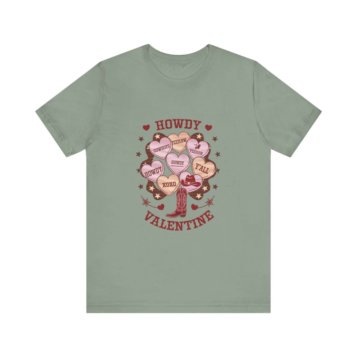 Candy Heart Shirt, Valentine's Day Gift, Country Conversation Hearts Shirt - PopCultureByDesign36