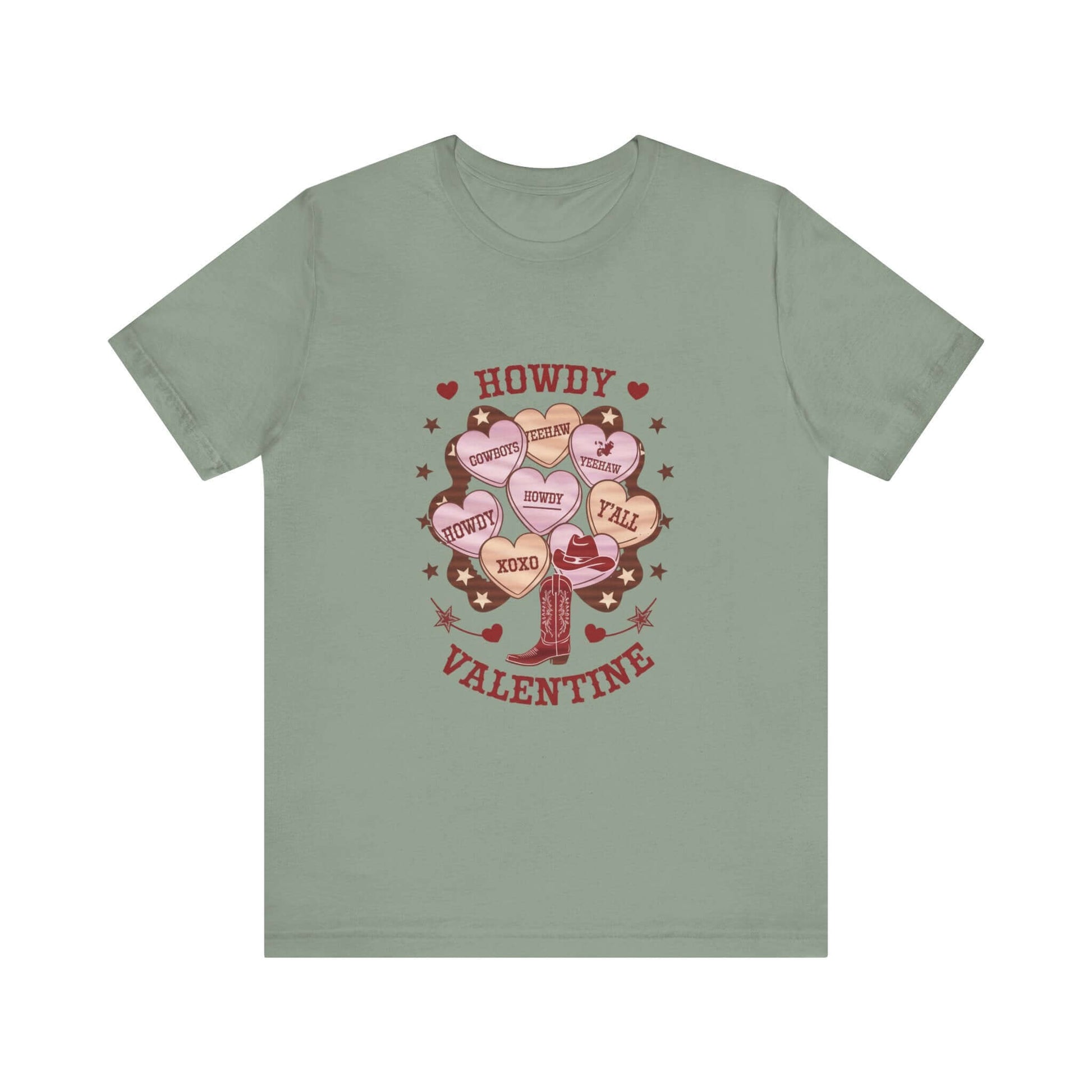 Candy Heart Shirt, Valentine's Day Gift, Country Conversation Hearts Shirt - PopCultureByDesign36
