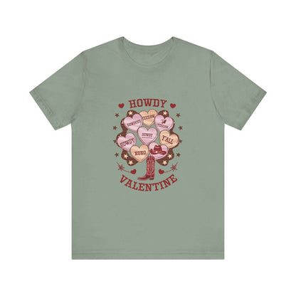 Candy Heart Shirt, Valentine's Day Gift, Country Conversation Hearts Shirt - PopCultureByDesign36
