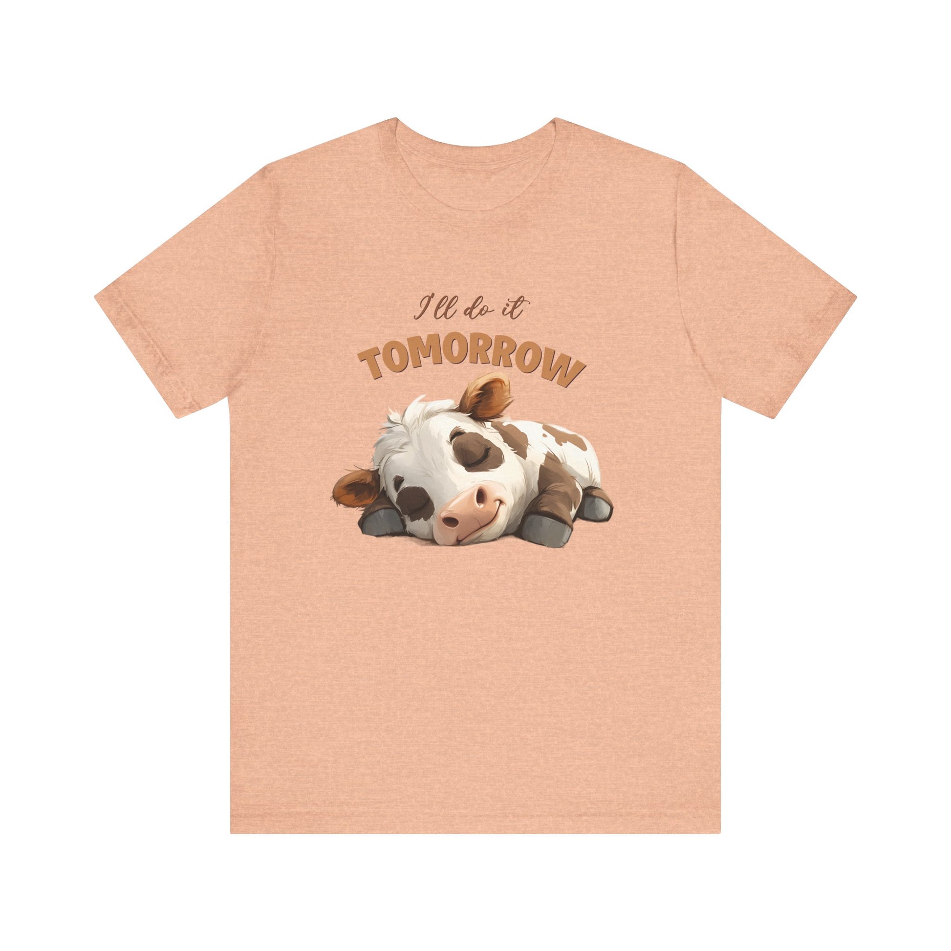 I'll do it tomorrow, Funny Cow shirt, Cow shirt, Cute Cow shirt - PopCultureByDesign36