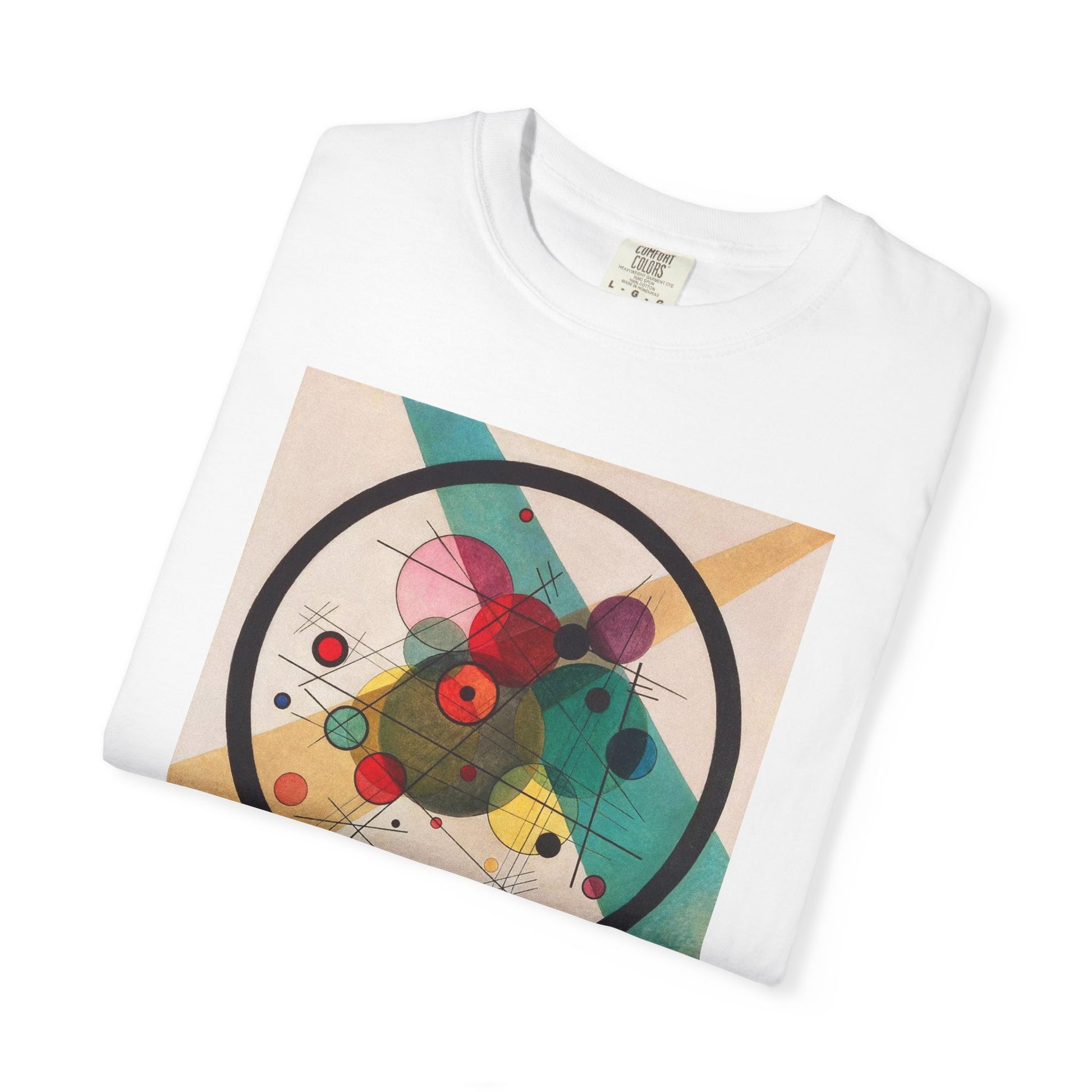 Abstract Art Tshirt, Circles in a Circle, Wassily Kandinsky,Kandinsky Art - PopCultureByDesign36