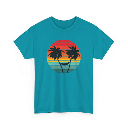 Retro sunset, Palm Tree shirt, Beach vibes shirt, Summer time - PopCultureByDesign36