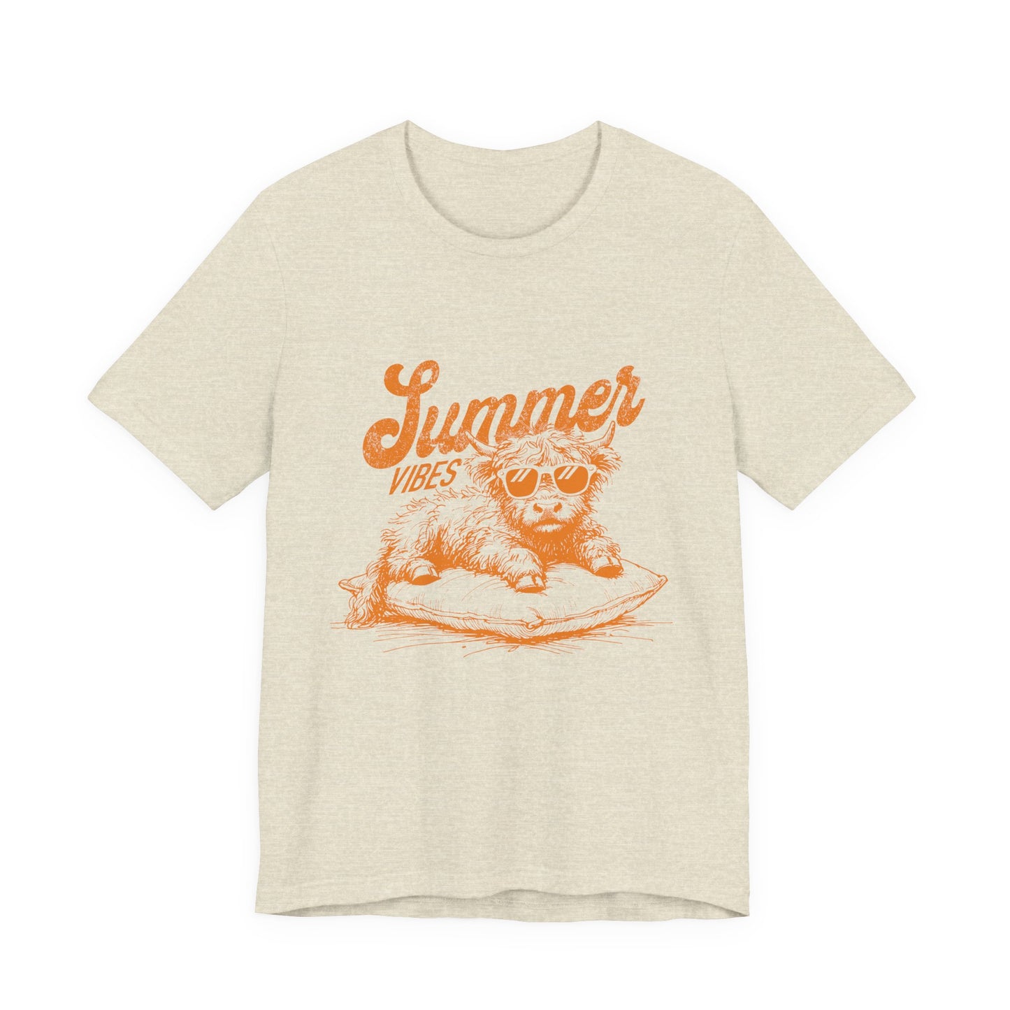 Summer Vibes Highland Cow Shirt, Western Shirt, Cow Shirt - PopCultureByDesign36