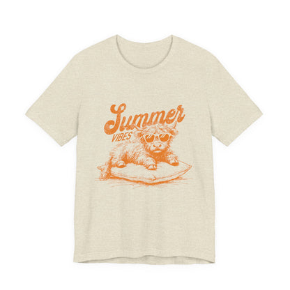 Summer Vibes Highland Cow Shirt, Western Shirt, Cow Shirt - PopCultureByDesign36