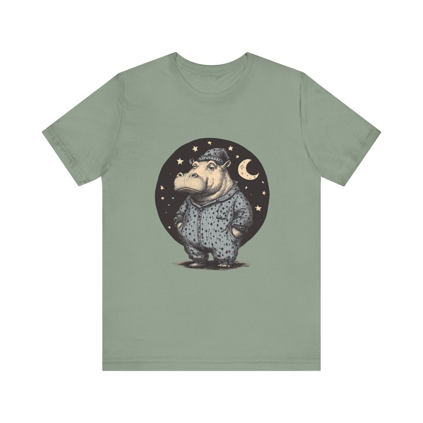 Sleepy Hippo Shirt, Funny Hippo Shirt, Cute Hippo Shirt - PopCultureByDesign36