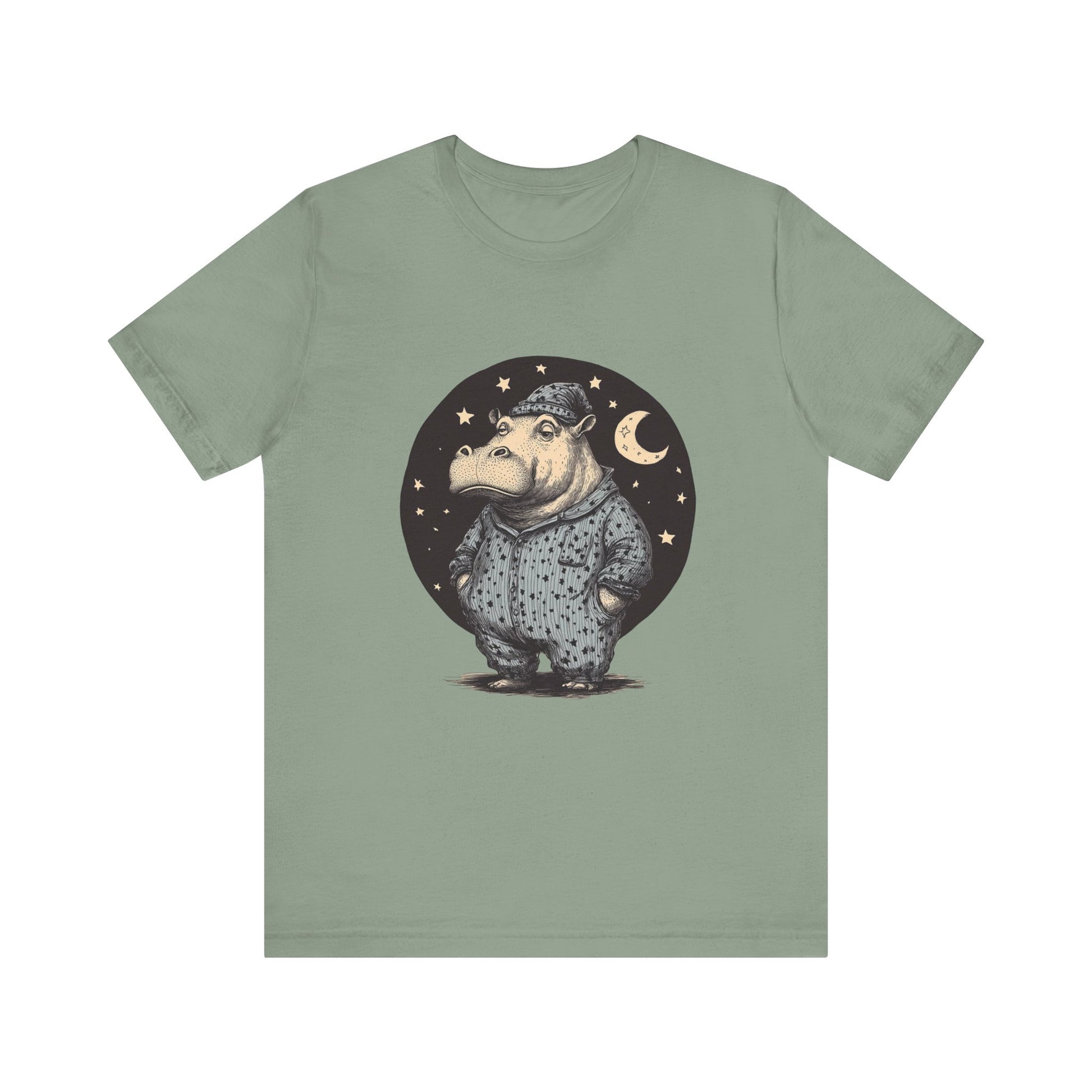 Sleepy Hippo Shirt, Funny Hippo Shirt, Cute Hippo Shirt - PopCultureByDesign36