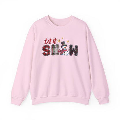 Let It Snow Sweatshirt, Christmas Tis The Season Sweatshirt, Merry Christmas - PopCultureByDesign36