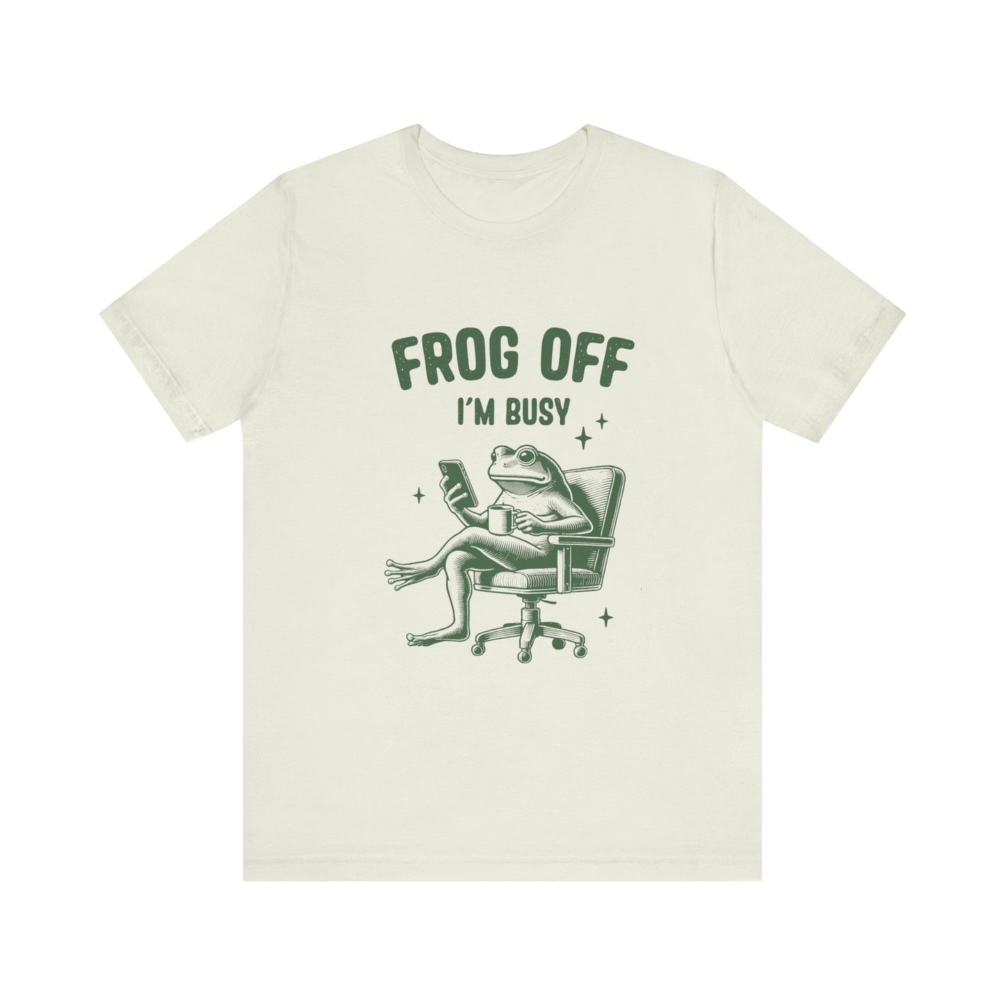 Frog Off Im Busy Shirt, Frog Pond TShirt, Meme Frog Shirt - PopCultureByDesign36