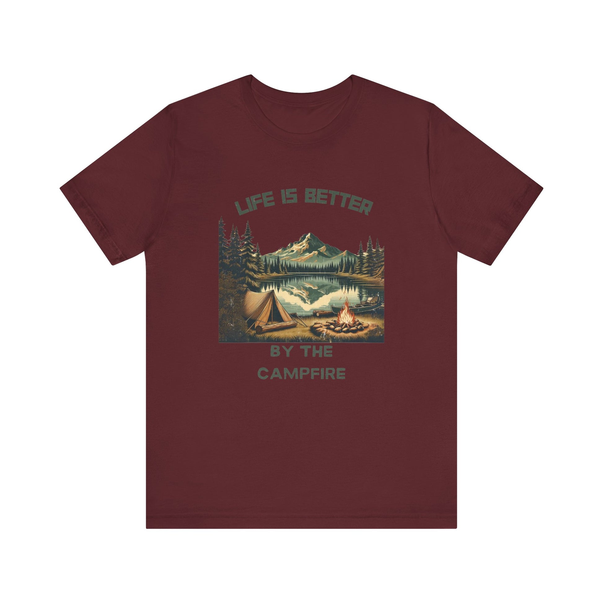 Camping by the lake, Camping shirt, Adventure shirt, Outdoor shirt - PopCultureByDesign36