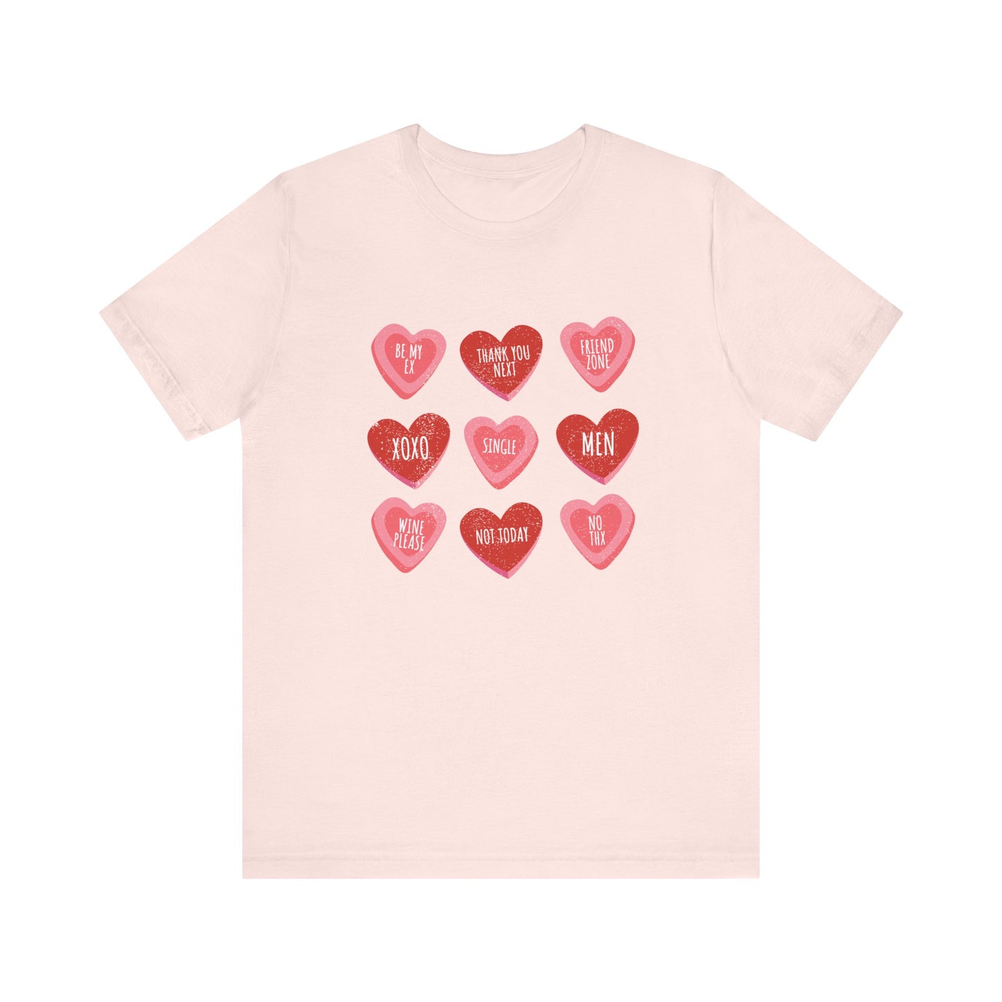 Candy Heart Shirt, Valentine's Day Gift, Conversation Hearts Shirt - PopCultureByDesign36