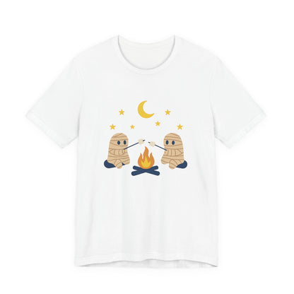 Camping Mummy Tee, Halloween Shirt, Spooky Camping Top - PopCultureByDesign36