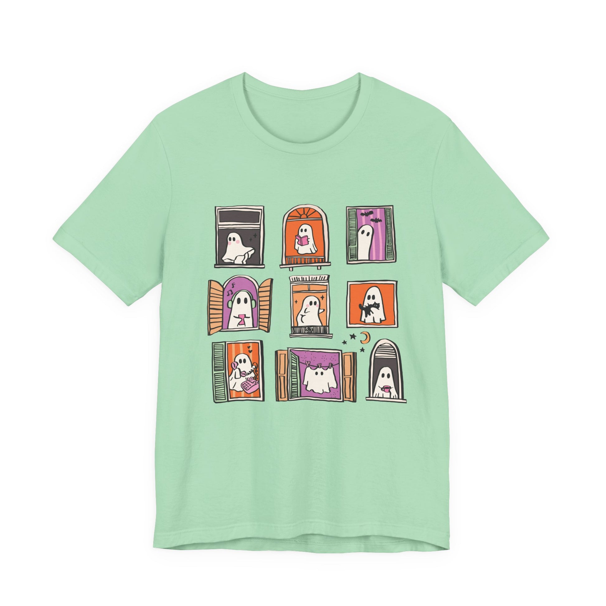 Ghostly Frames T-Shirt, Halloween Tee, Spooky Shirt - PopCultureByDesign36