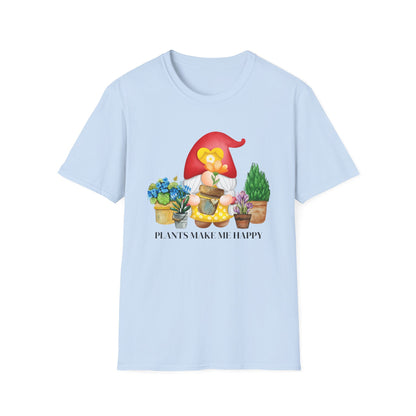 Plants make me happy, Funny Gardening Shirt, Botanic Shirt, Gift for Plant Lover - PopCultureByDesign36