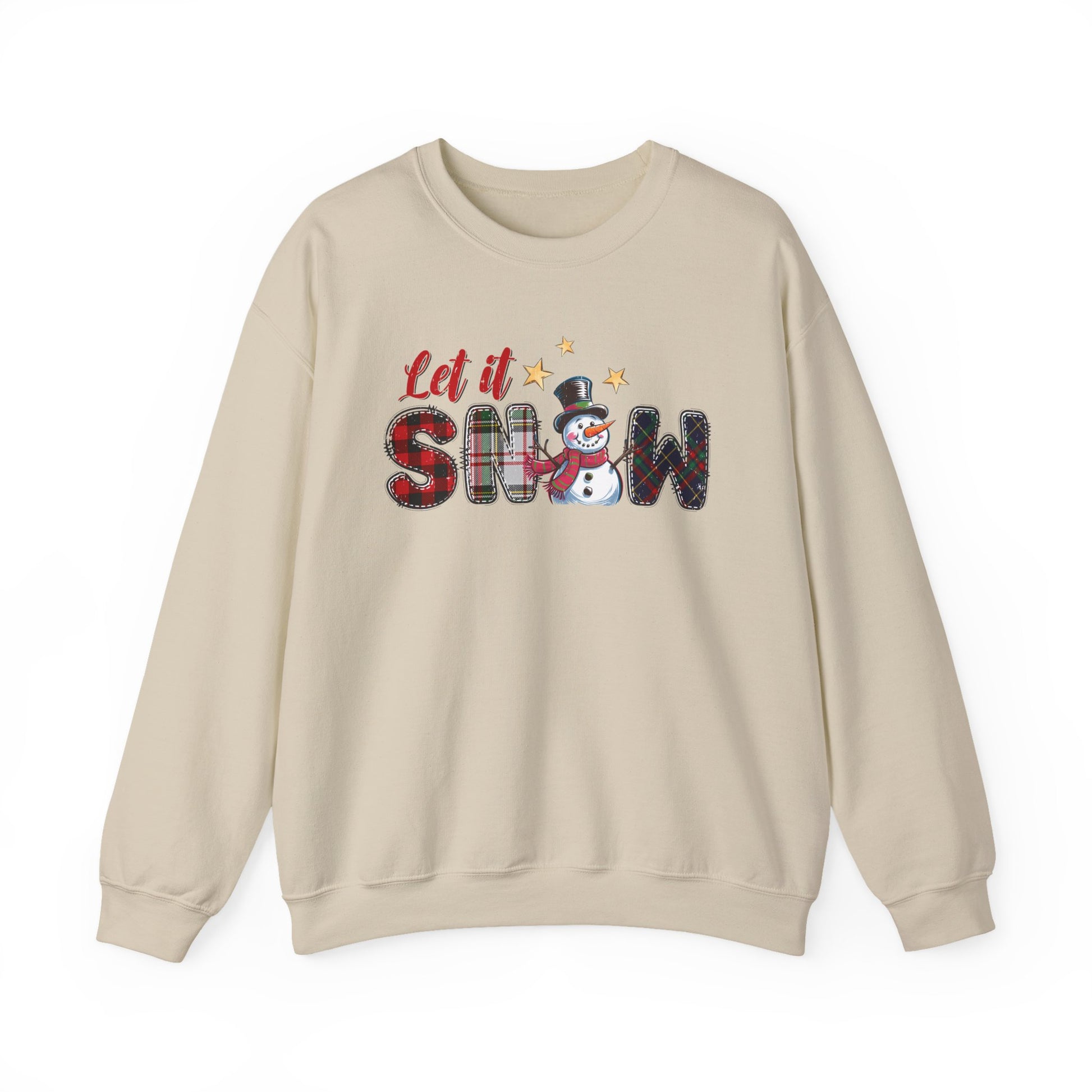 Let It Snow Sweatshirt, Christmas Tis The Season Sweatshirt, Merry Christmas - PopCultureByDesign36
