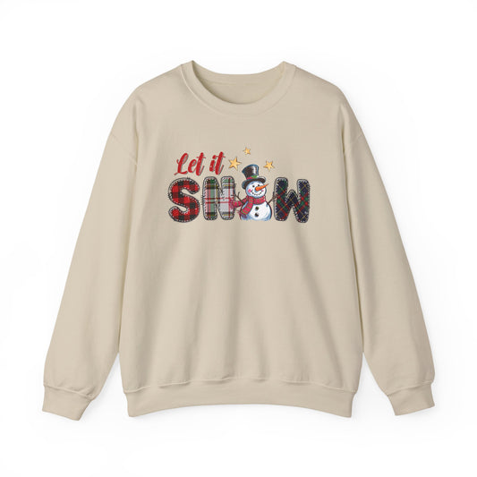 Let It Snow Sweatshirt, Christmas Tis The Season Sweatshirt, Merry Christmas - PopCultureByDesign36