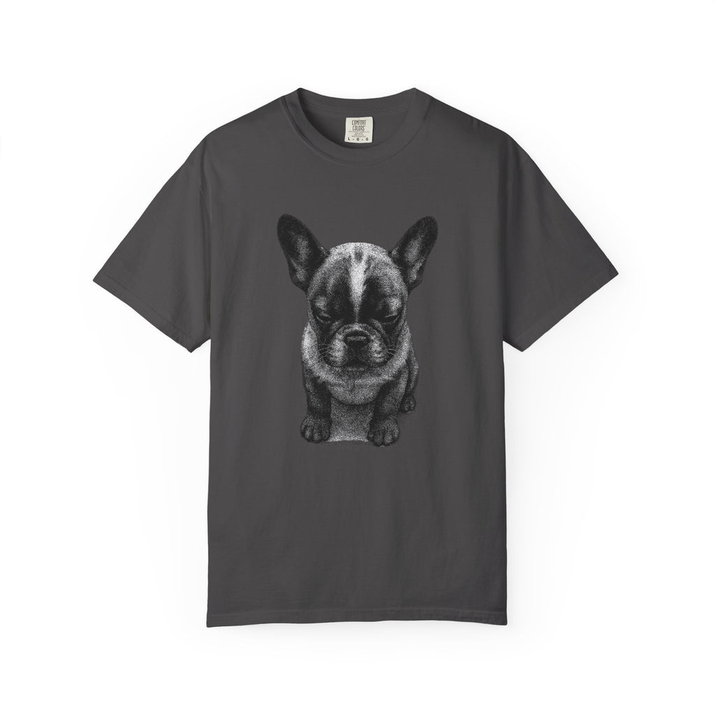 Sad French Bulldog Puppy Meme T-Shirt — Comfort Colors Style by PopCultureByDesign36