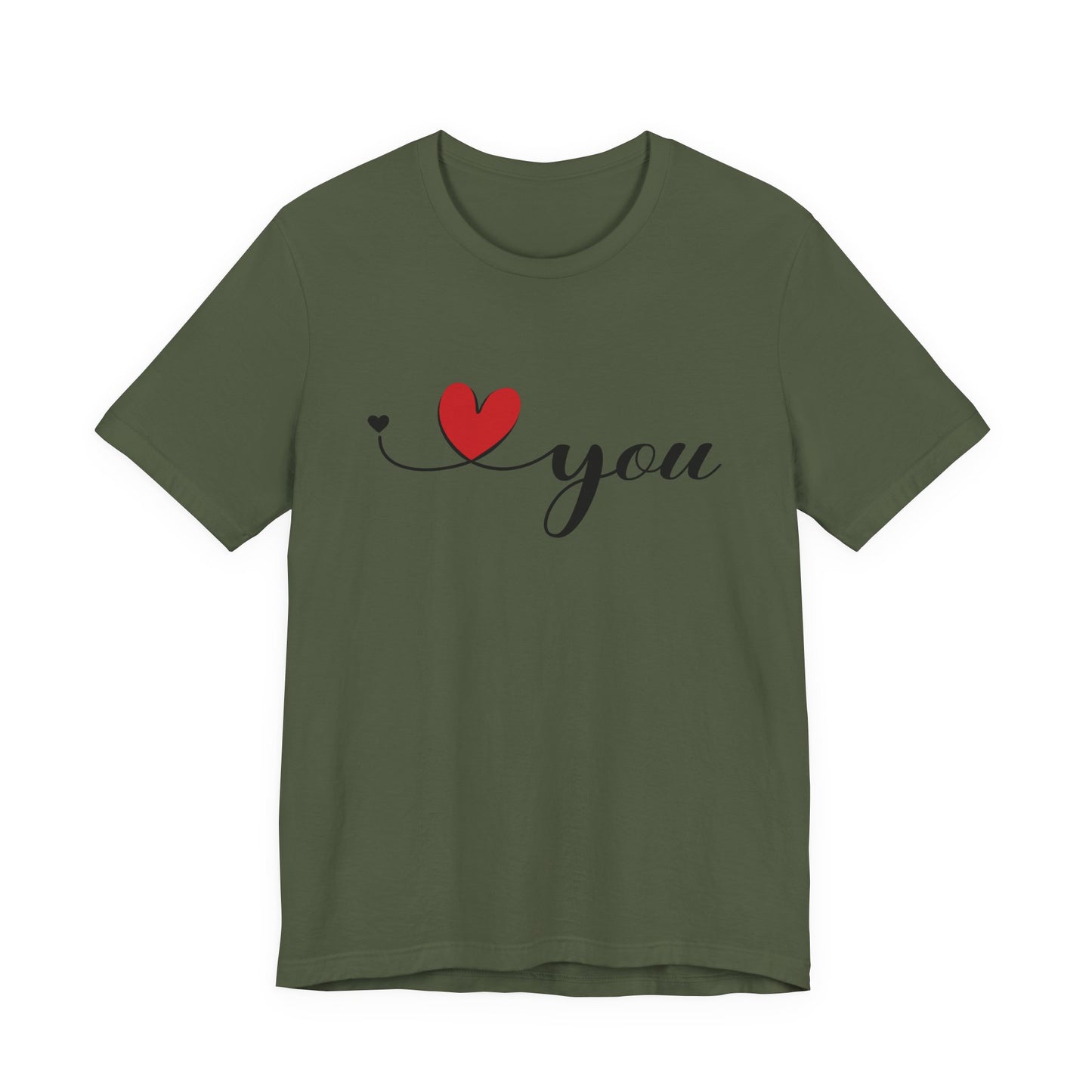 I Love You Shirt, Love Shirt, Valentines Day Shirt, I Love You Minimalist Shirt - PopCultureByDesign36