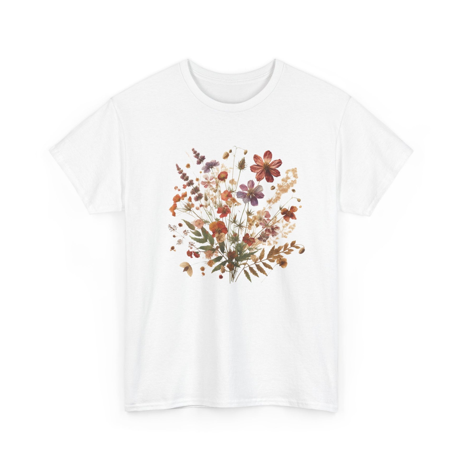 Wild Flowers T-Shirt, Floral Nature T-Shirt, Cottagecore Shirt - PopCultureByDesign36