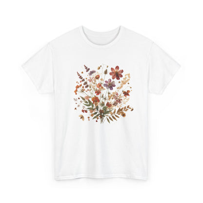 Wild Flowers T-Shirt, Floral Nature T-Shirt, Cottagecore Shirt - PopCultureByDesign36
