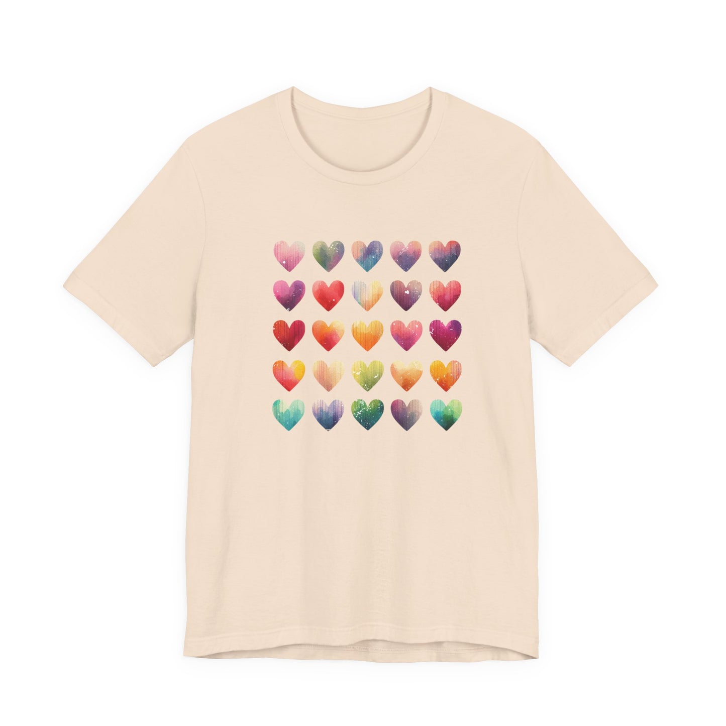 Bohemian Artsy Watercolor Shirt, Watercolor Tee, Watercolor Heart Tee - PopCultureByDesign36